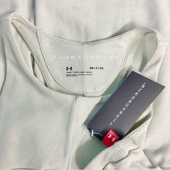 Under Armour Womens Threadborne Shoreline Dress Size S Loose Sage Green NWT - Picture 8 of 8